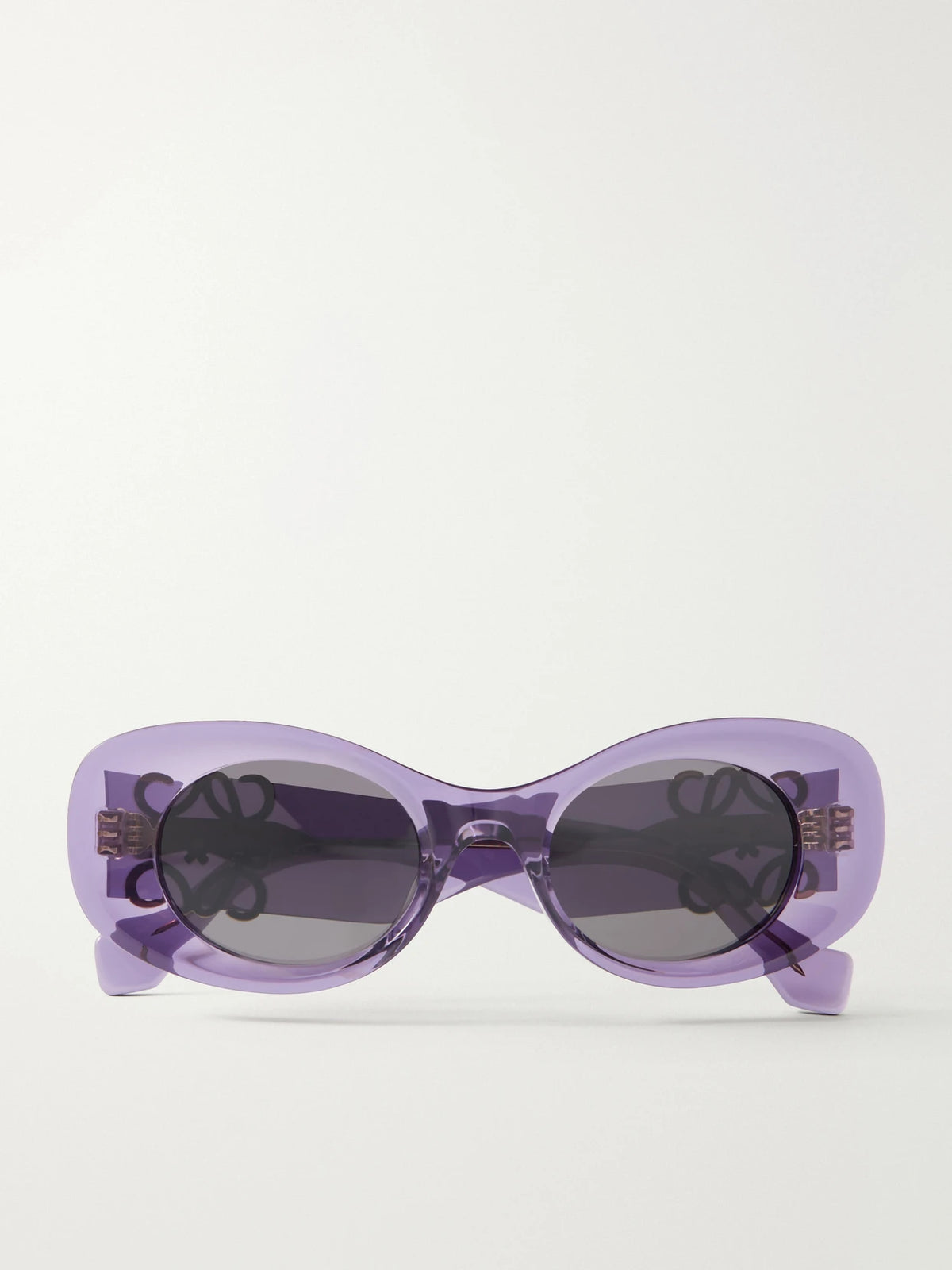 Oval-frame Acetate Sunglasses