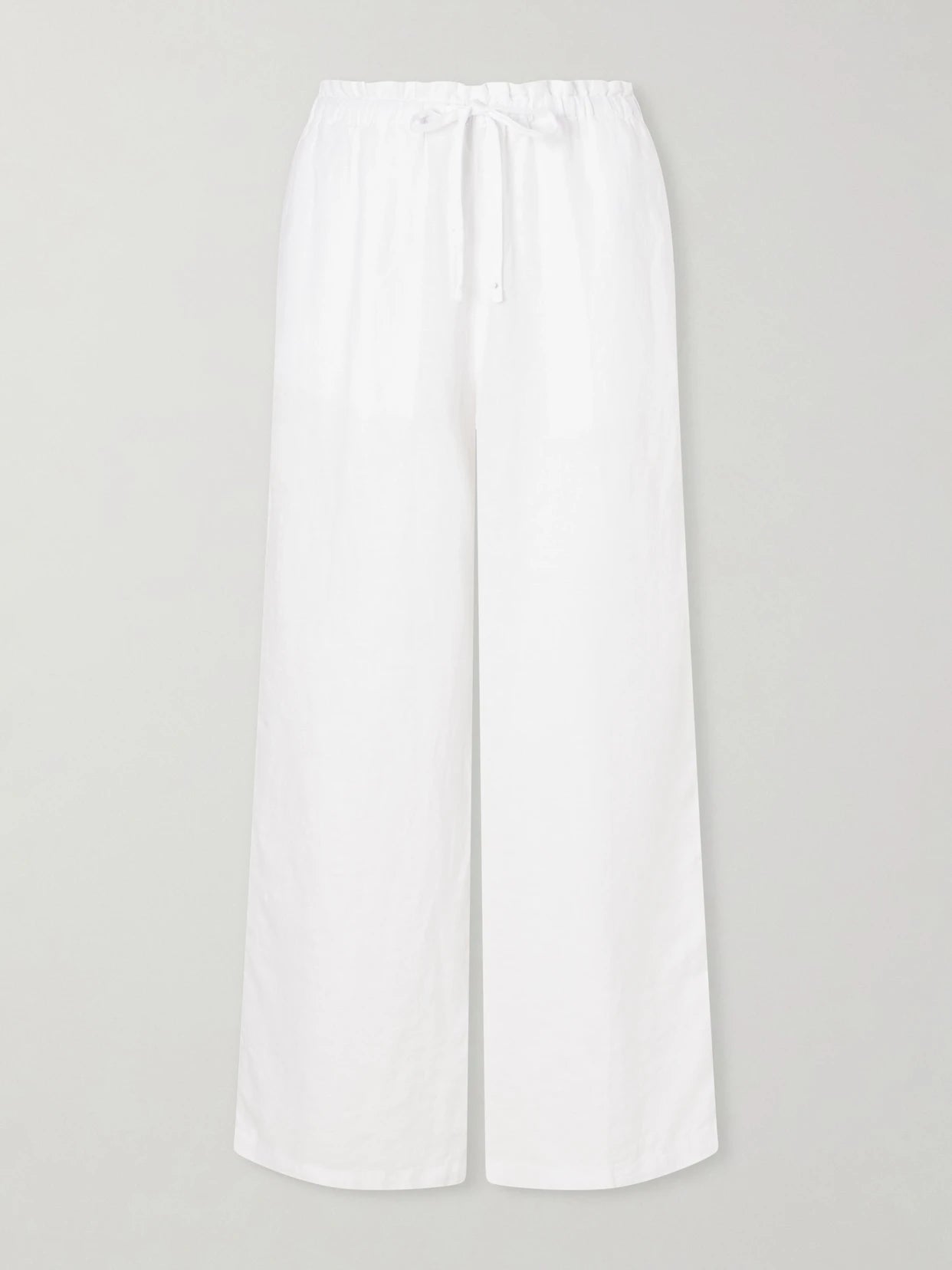 Linen Straight-leg Pants