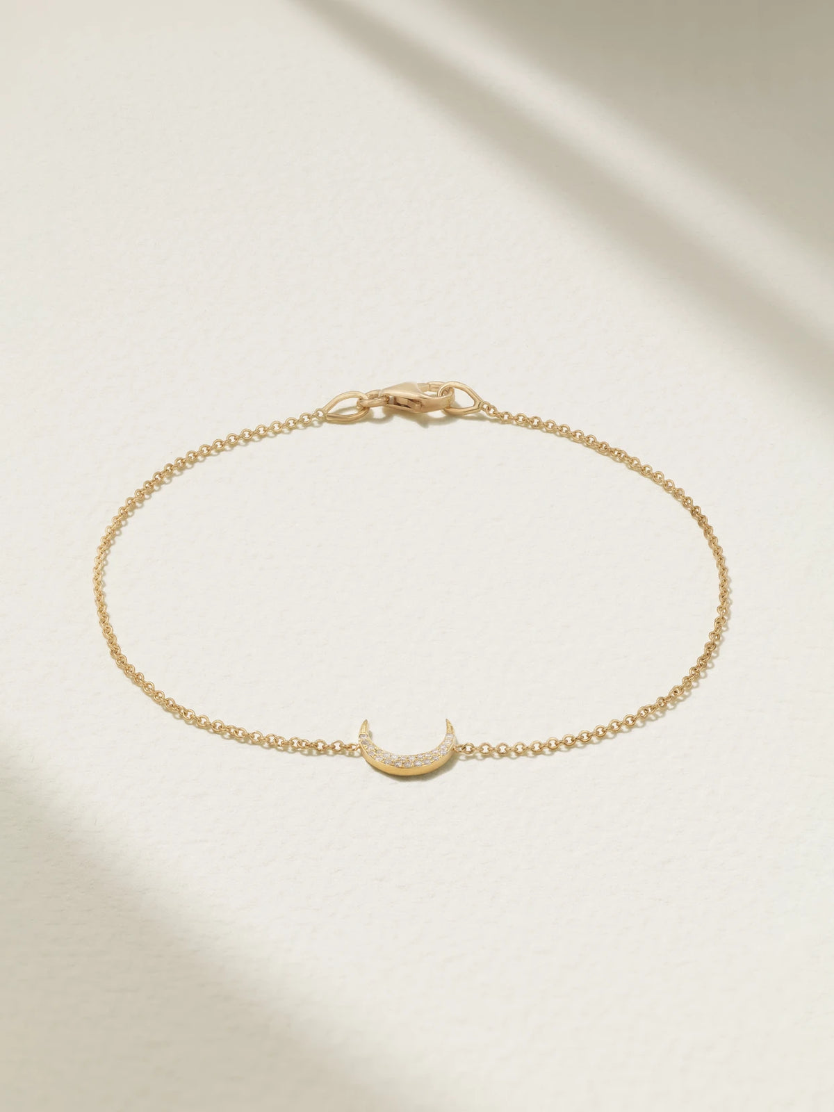 Mini Carson 18-karat Gold Diamond Bracelet