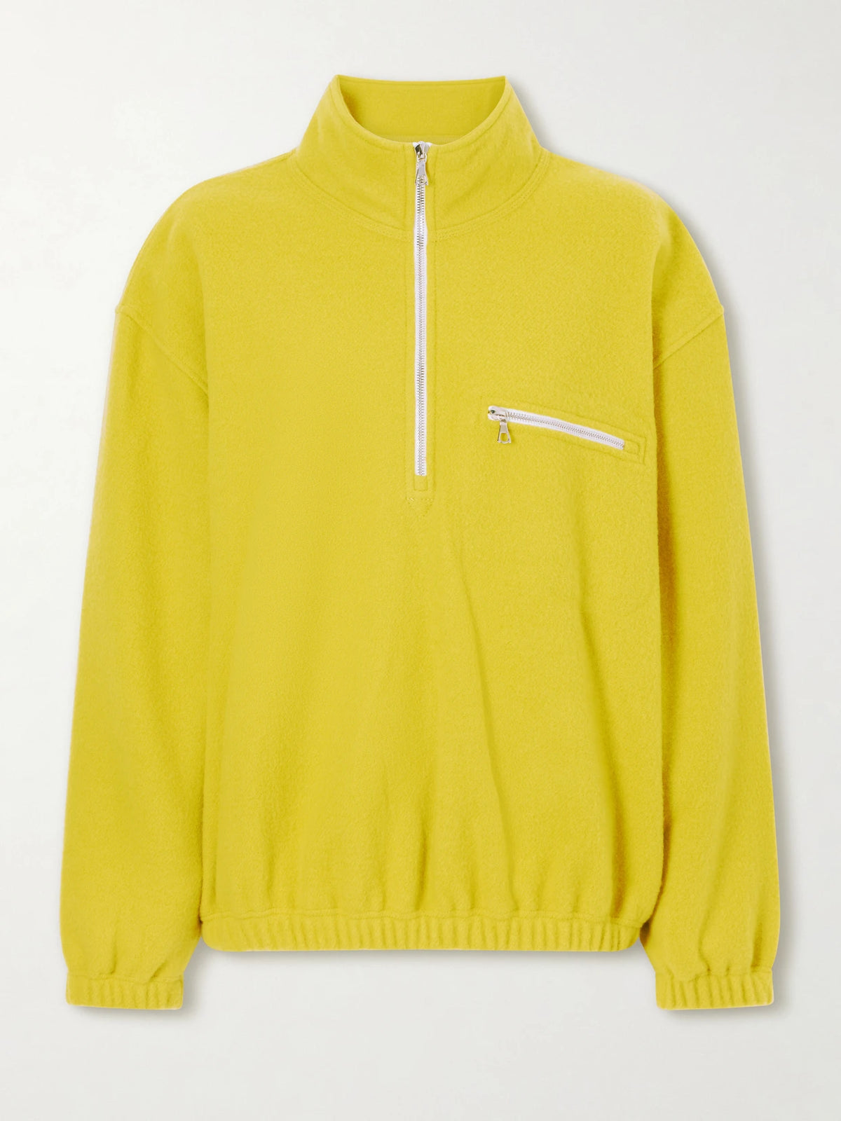 RIER Polar Wool-fleece Half-zip Sweatshirt