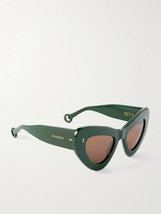 Butterfly Cat-eye Acetate Sunglasses