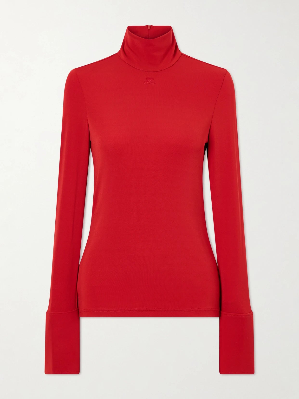 Jersey Rollneck Top