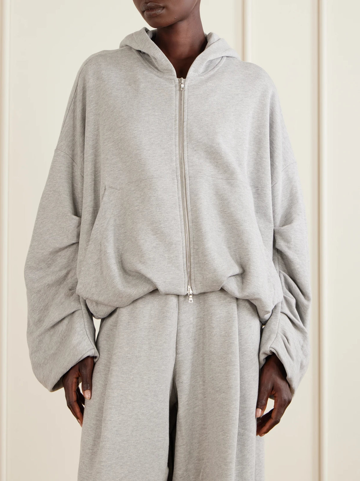 Dries Van Noten Cotton-jersey Zip-up Hoodie