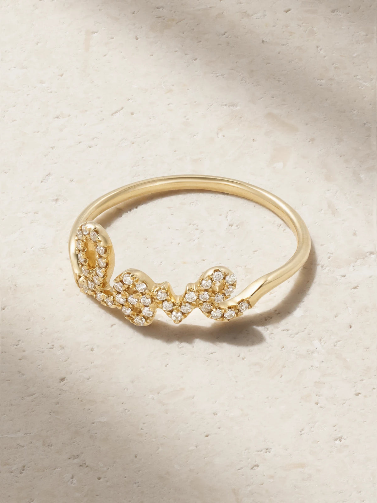 Love 14-karat Gold Diamond Ring