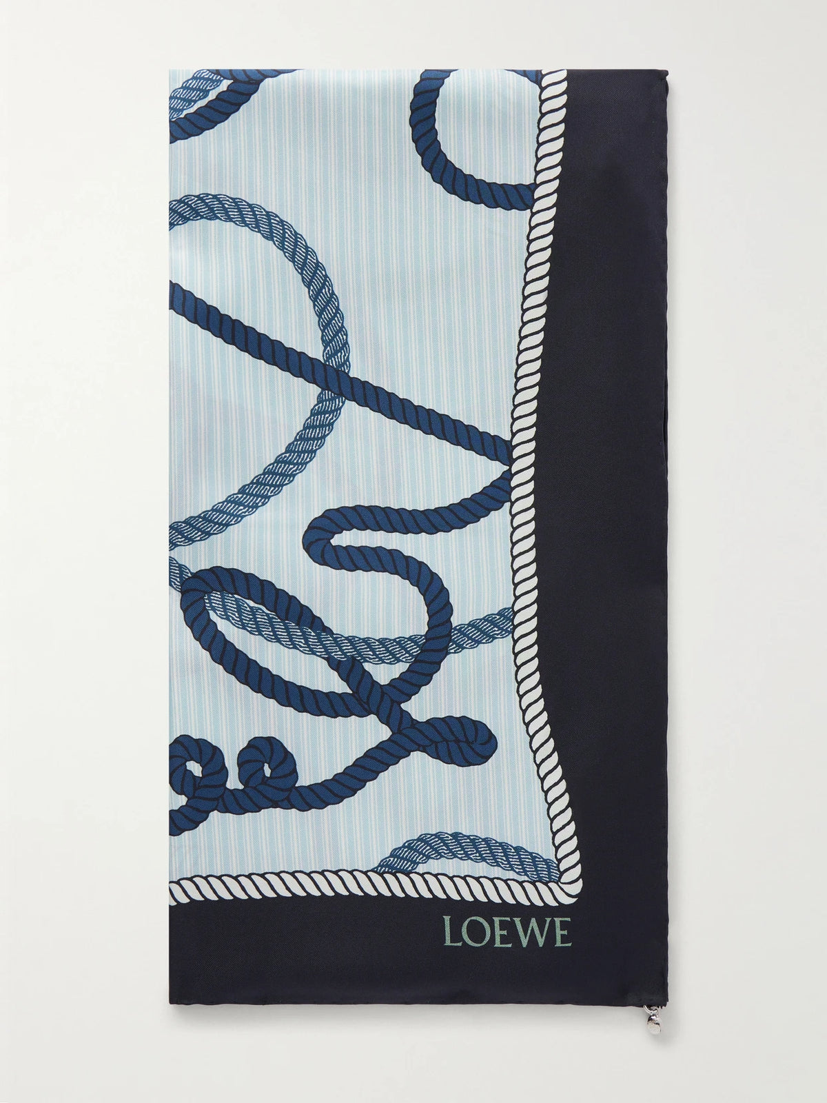 LOEWE Printed Silk Scarf