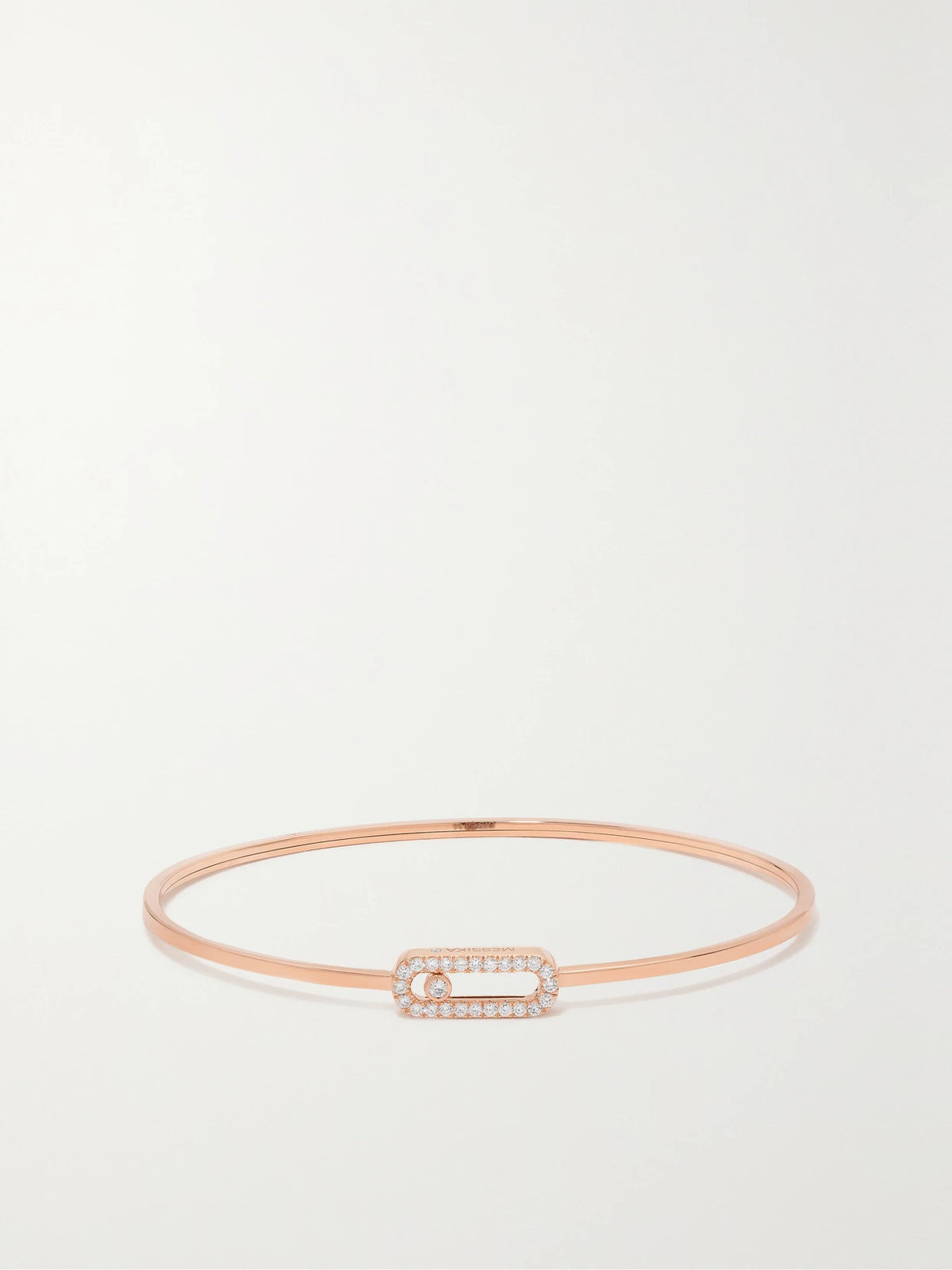 Move Uno 18-karat Rose Gold Diamond Bangle