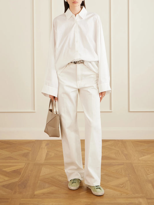 Image of Sneakers. Product name - Super-star Leather-trimmed Suede Sneakers in Mint colour by brand - Golden Goose