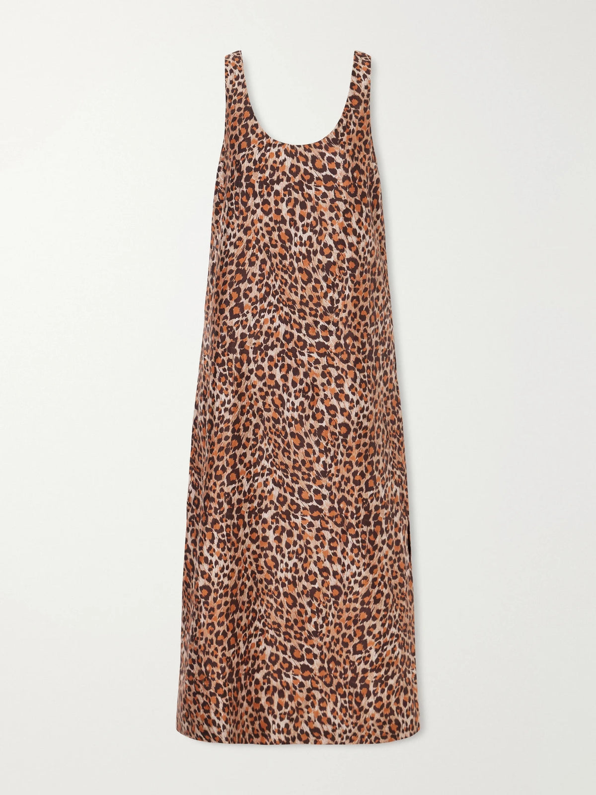 ALIX OF BOHEMIA Daph Leopard-print Silk-crepe De Chine Midi Dress