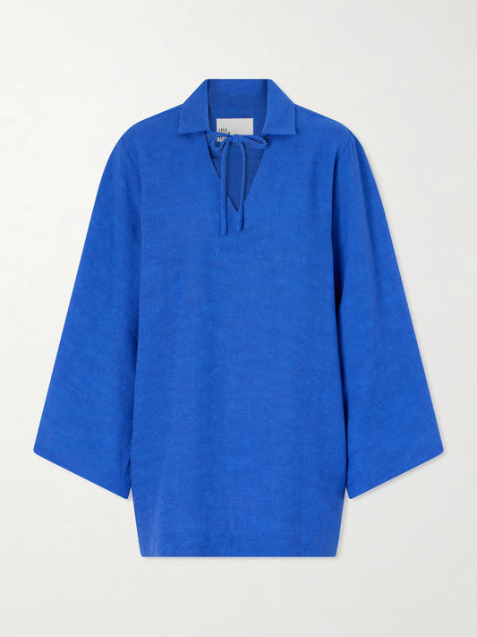 Tie-detailed Woven Tunic