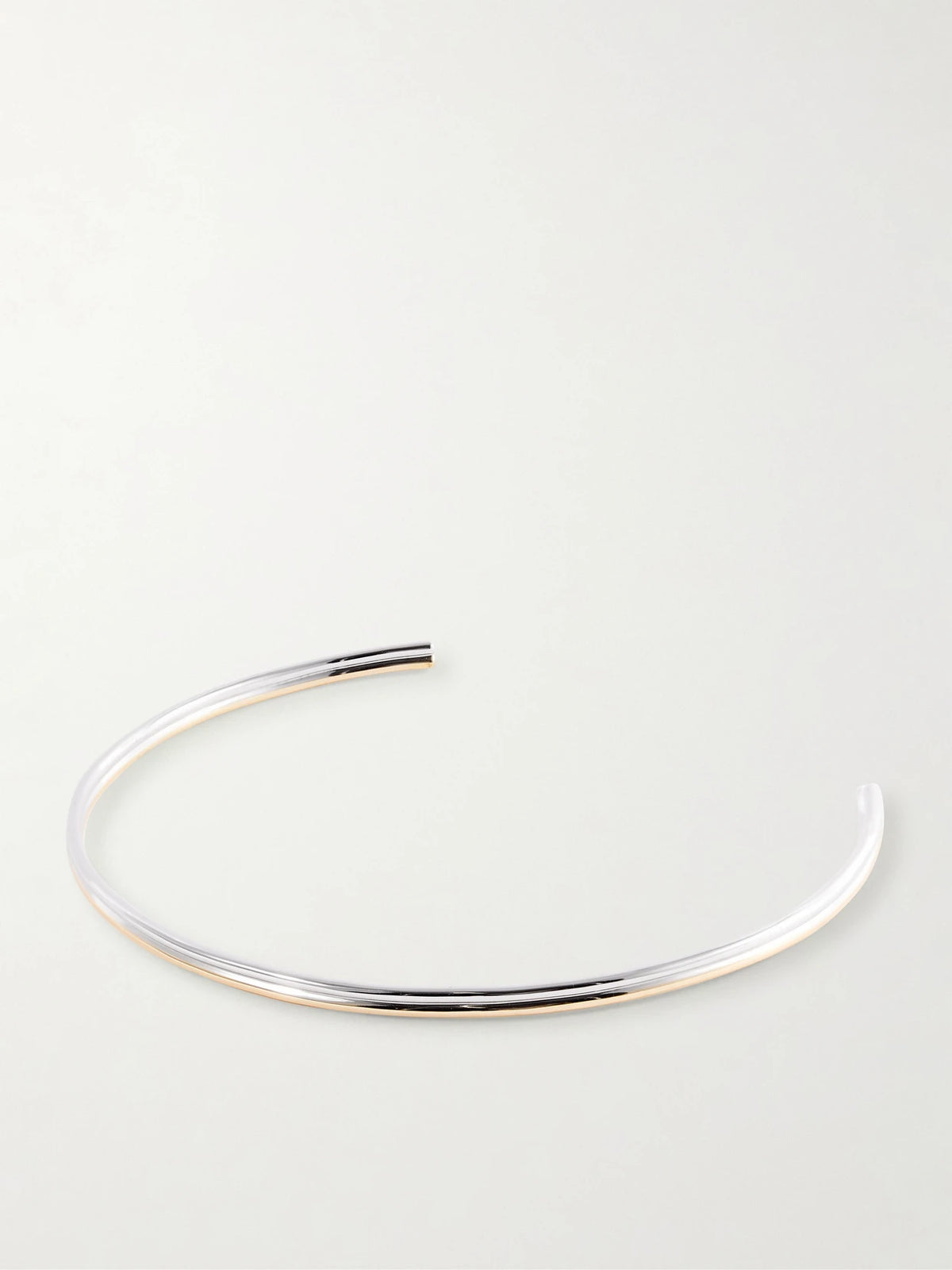 Thread Gold And Silver-tone Choker