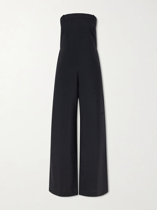 Pinstriped Woven Jumpsuit