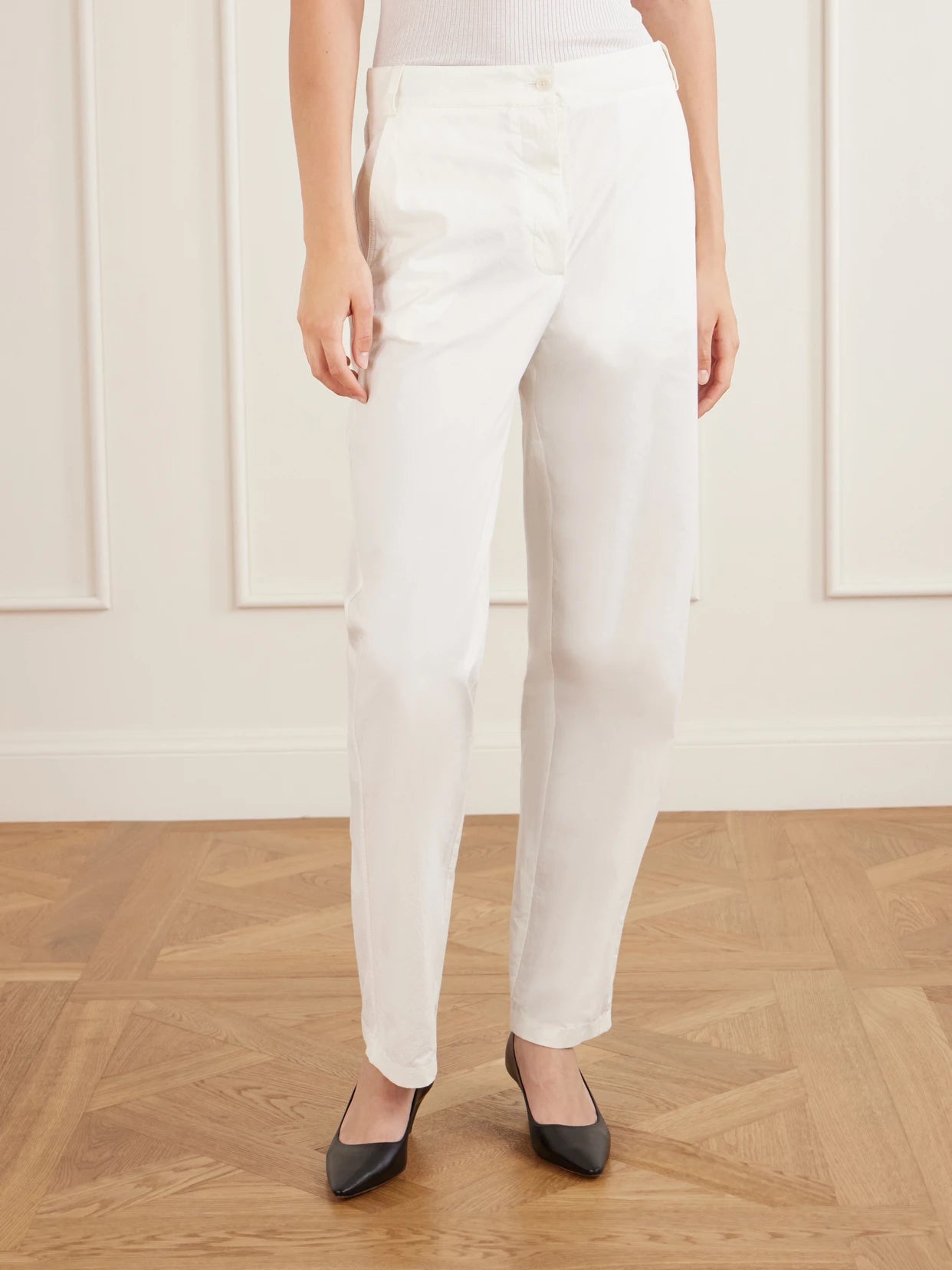 Fael Cotton-poplin Straight-leg Pants