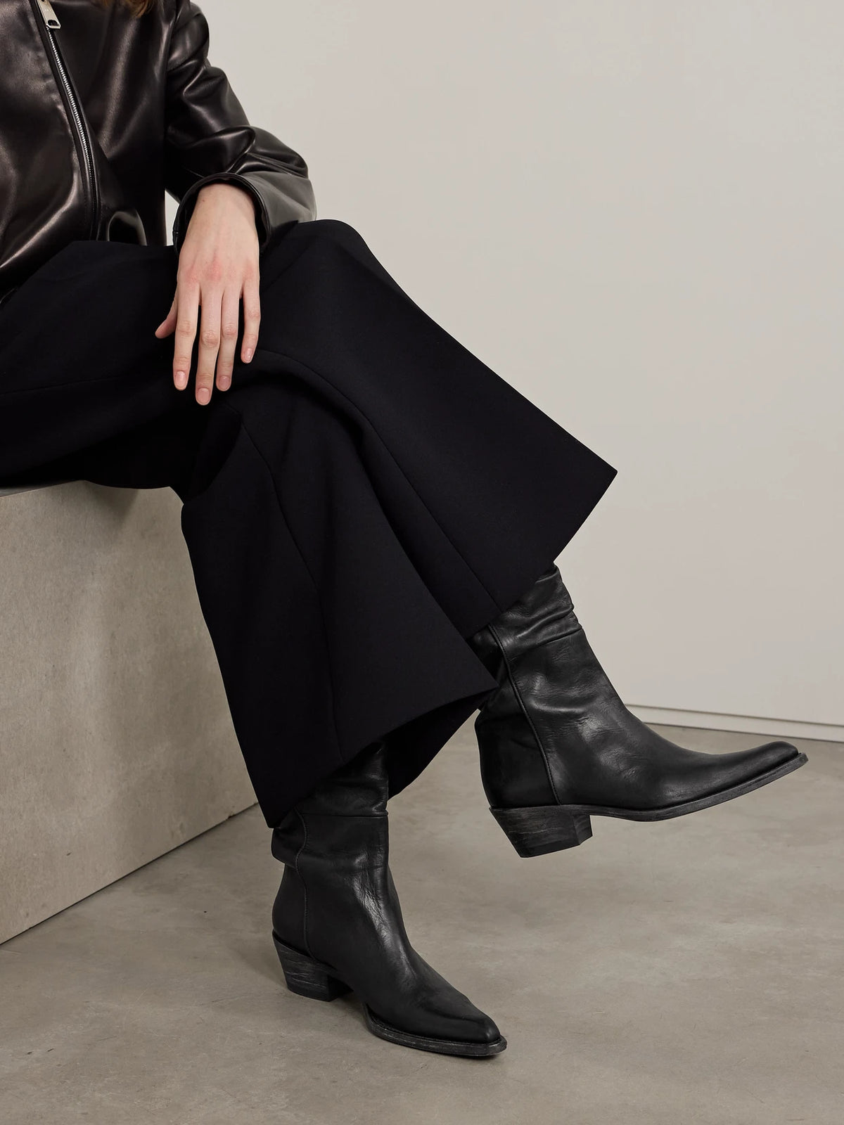 Clive Leather Boots