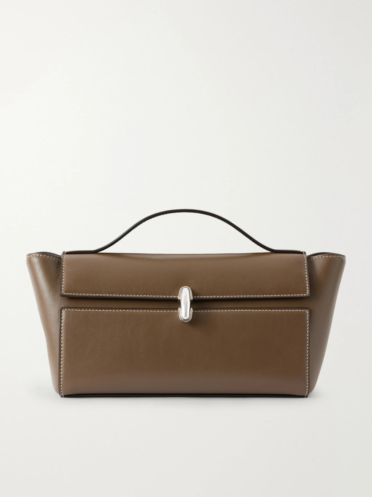 Symmetry Trapeze Pochette Leather Tote
