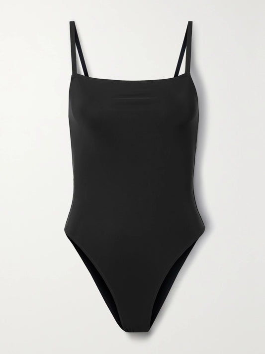 Image of Swimwear. Product name - Tre Swimsuit in Black colour by brand - Lido