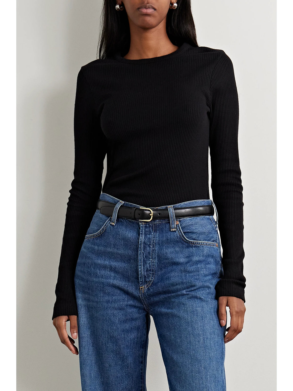 + Net Sustain Bina Ribbed Lyocell-blend Top