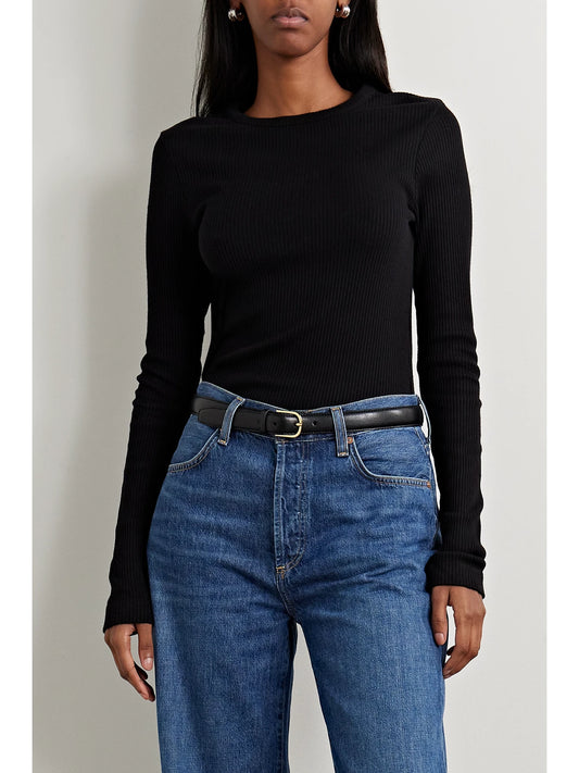 + Net Sustain Bina Ribbed Lyocell-blend Top
