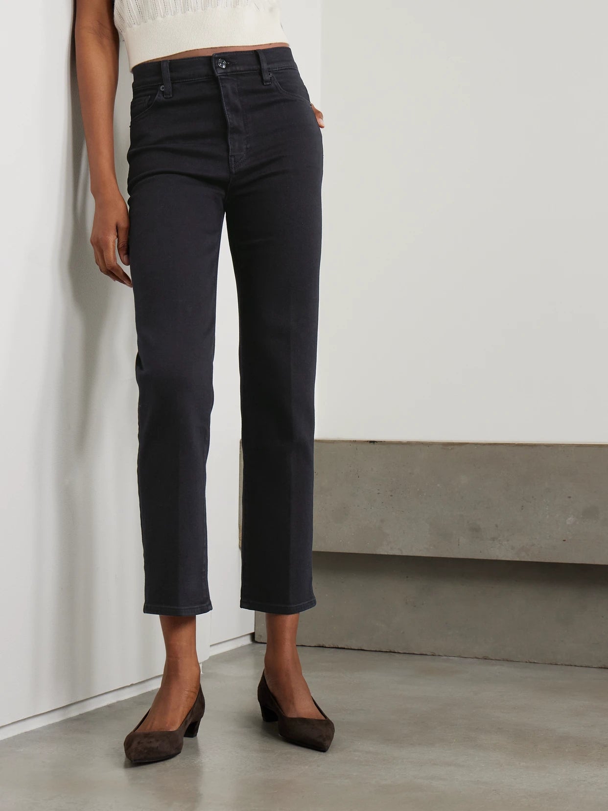 Le Sleek High-rise Straight-leg Jeans