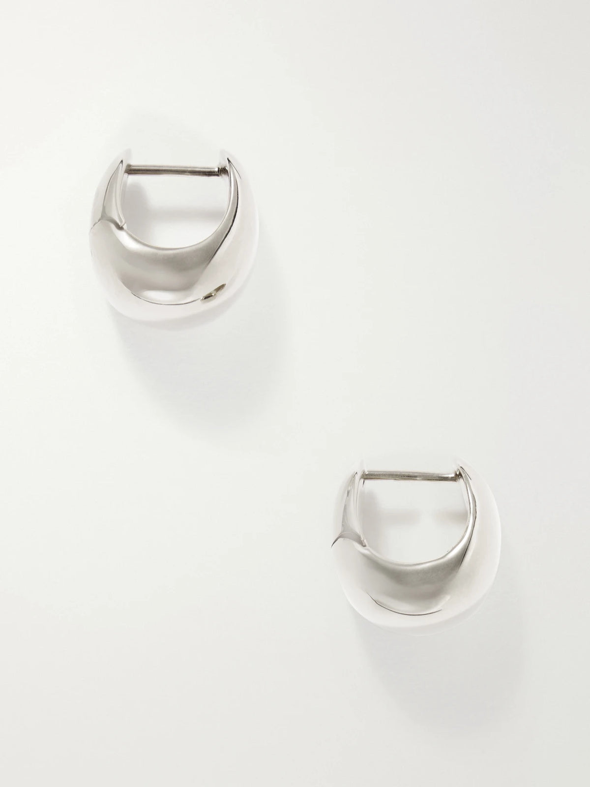 The Violet Sterling Silver Hoop Earrings