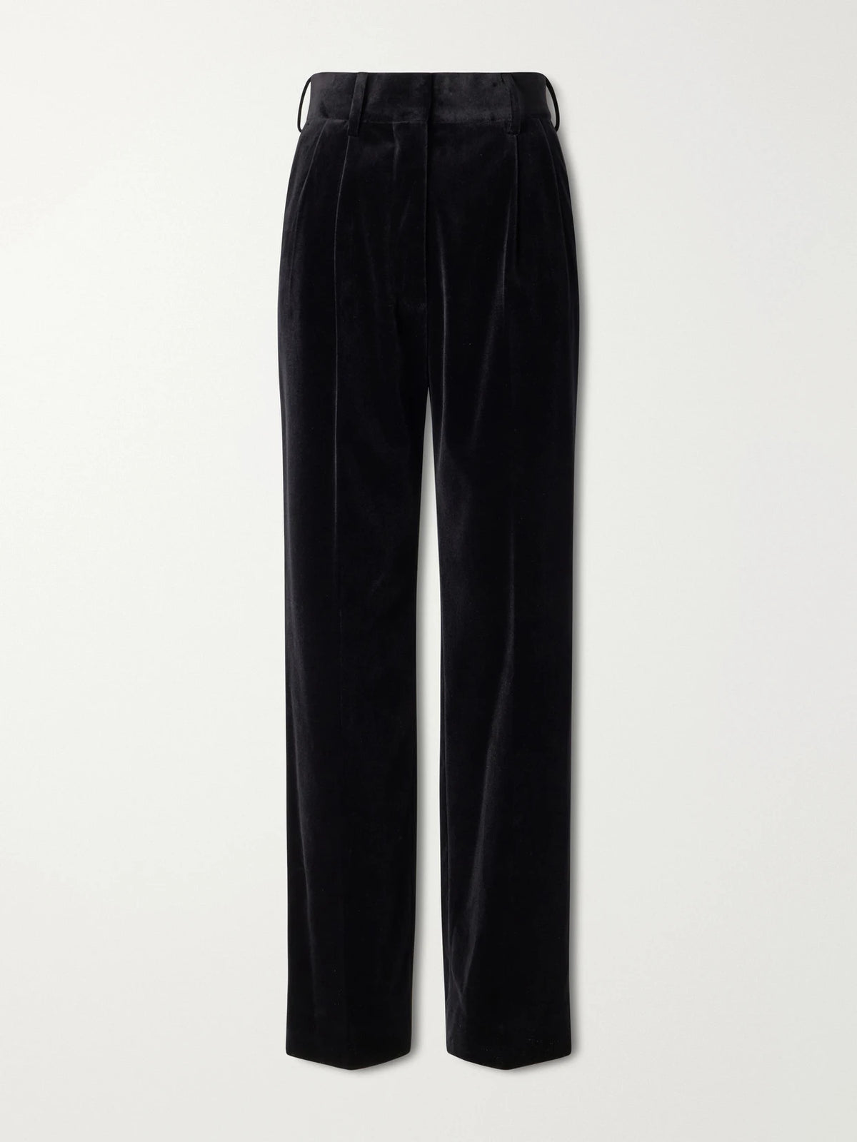 BLAZÉ Milano Fox Straight-leg Cotton-velvet Pants