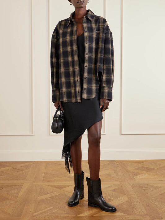Image of Boots. Product name - Calica Buckled Leather Biker Boots in Black colour by brand - Manolo Blahnik