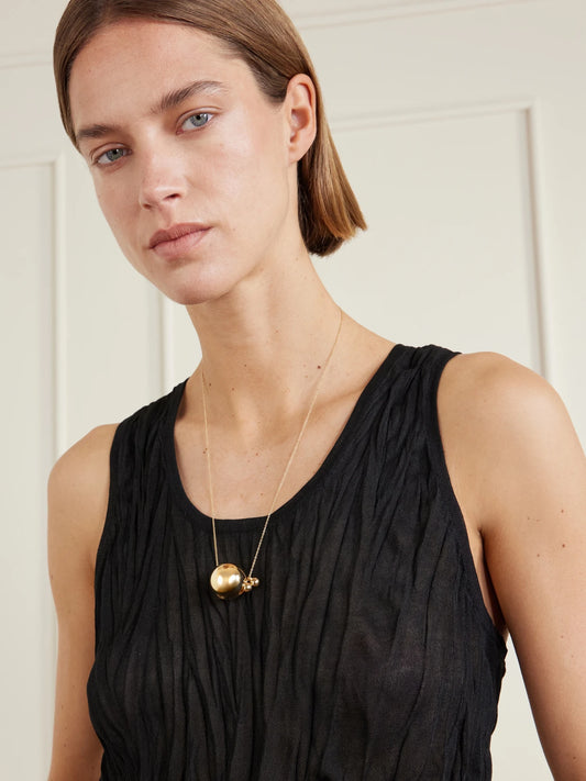 Image of Necklaces. Product name - 18-karat Gold Necklace in Multi colour by brand - Ilaria Icardi