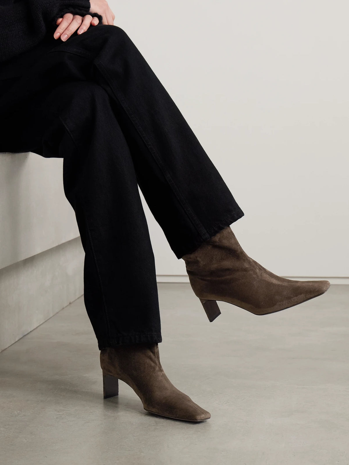 Ona Suede Ankle Boots