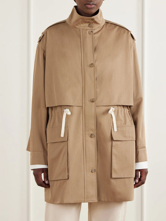 TWP Drawing Conclusions Drawstring Cotton-twill Jacket