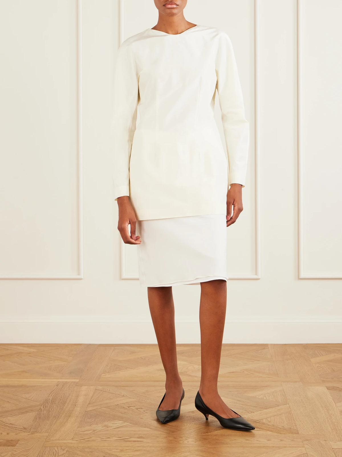 Elione Cotton And Silk Blouse