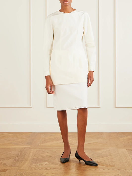 Elione Cotton And Silk Blouse