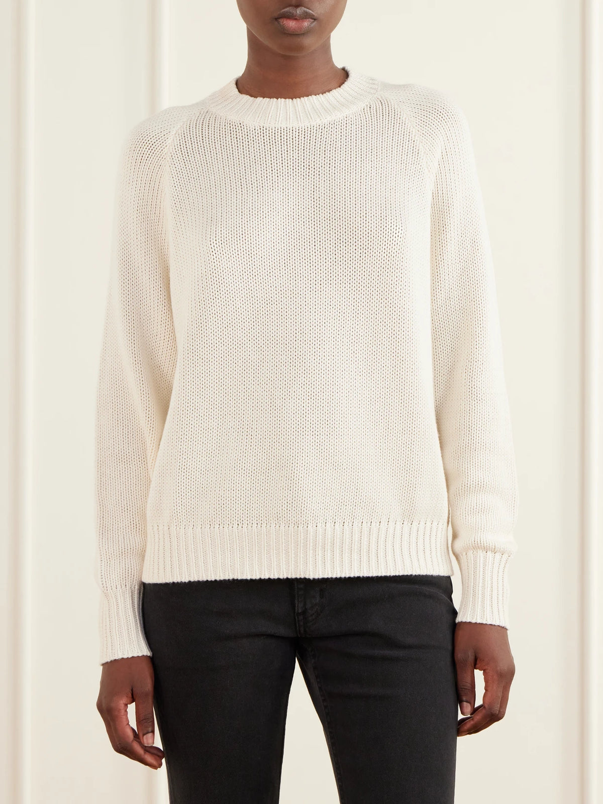 Jamie Haller The New Crew Cotton And Cashmere-blend Sweater