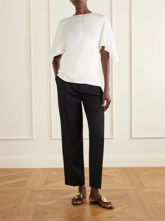 Image of Sandals. Product name - Uma Embellished Leather Sandals in Black colour by brand - Proenza Schouler