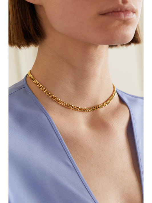 Image of Necklaces. Product name - 18-karat Gold Necklace in Multi colour by brand - SHAY