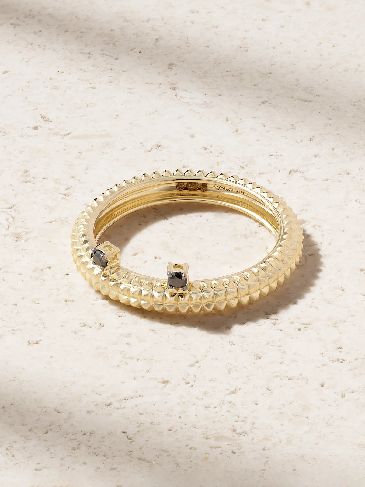Alliance Crapaud 9-karat Gold Diamond Ring