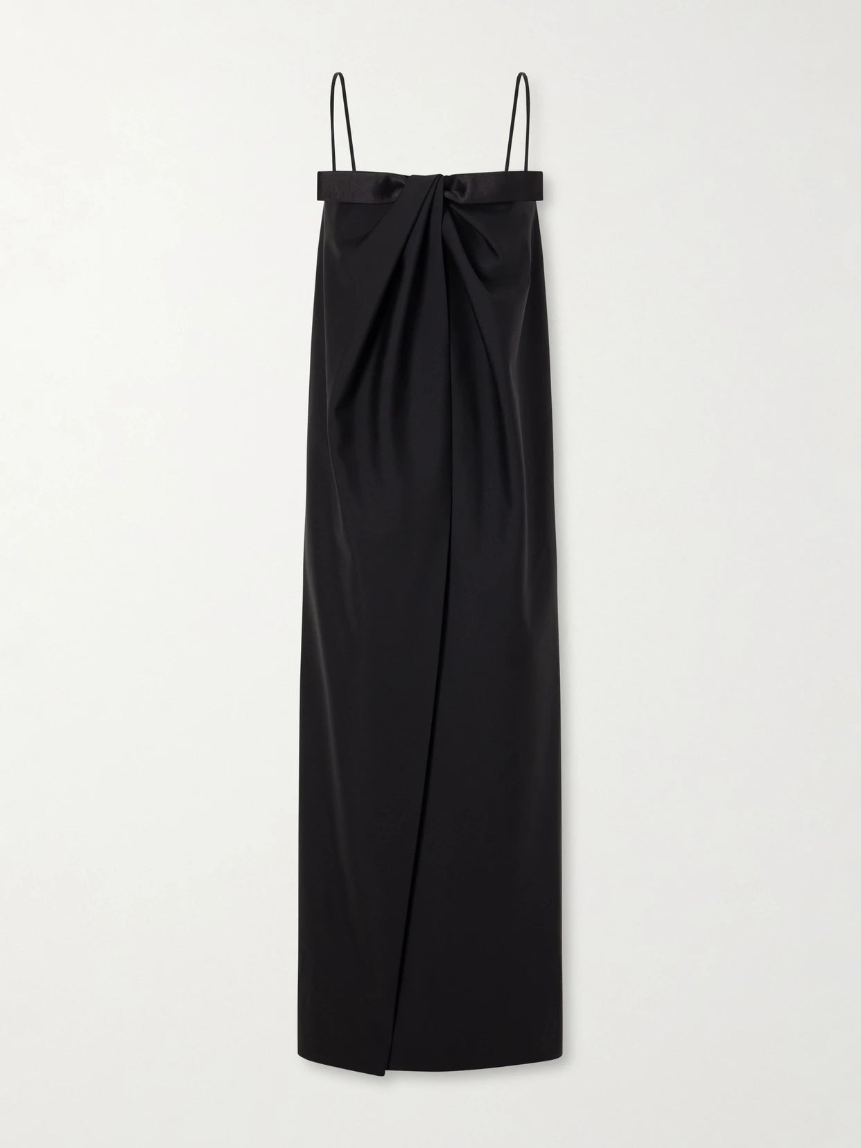 Bow-detailed Wool And Mohair-blend Maxi Dress