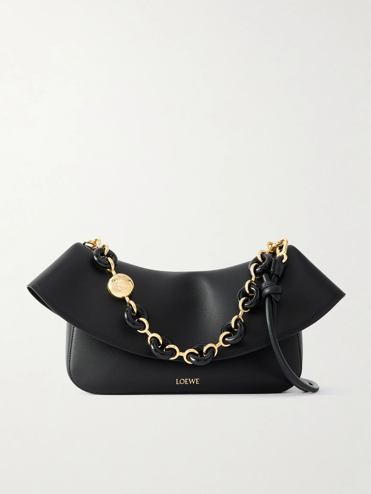 Ola Medium Embellished Leather Shoulder Bag