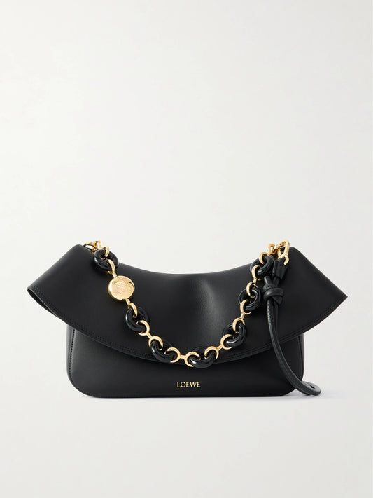 Ola Medium Embellished Leather Shoulder Bag