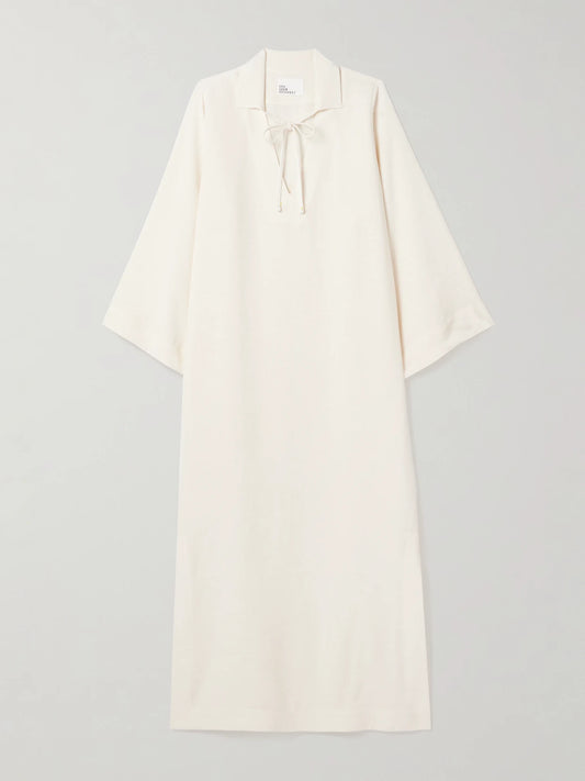 Shantung Maxi Dress
