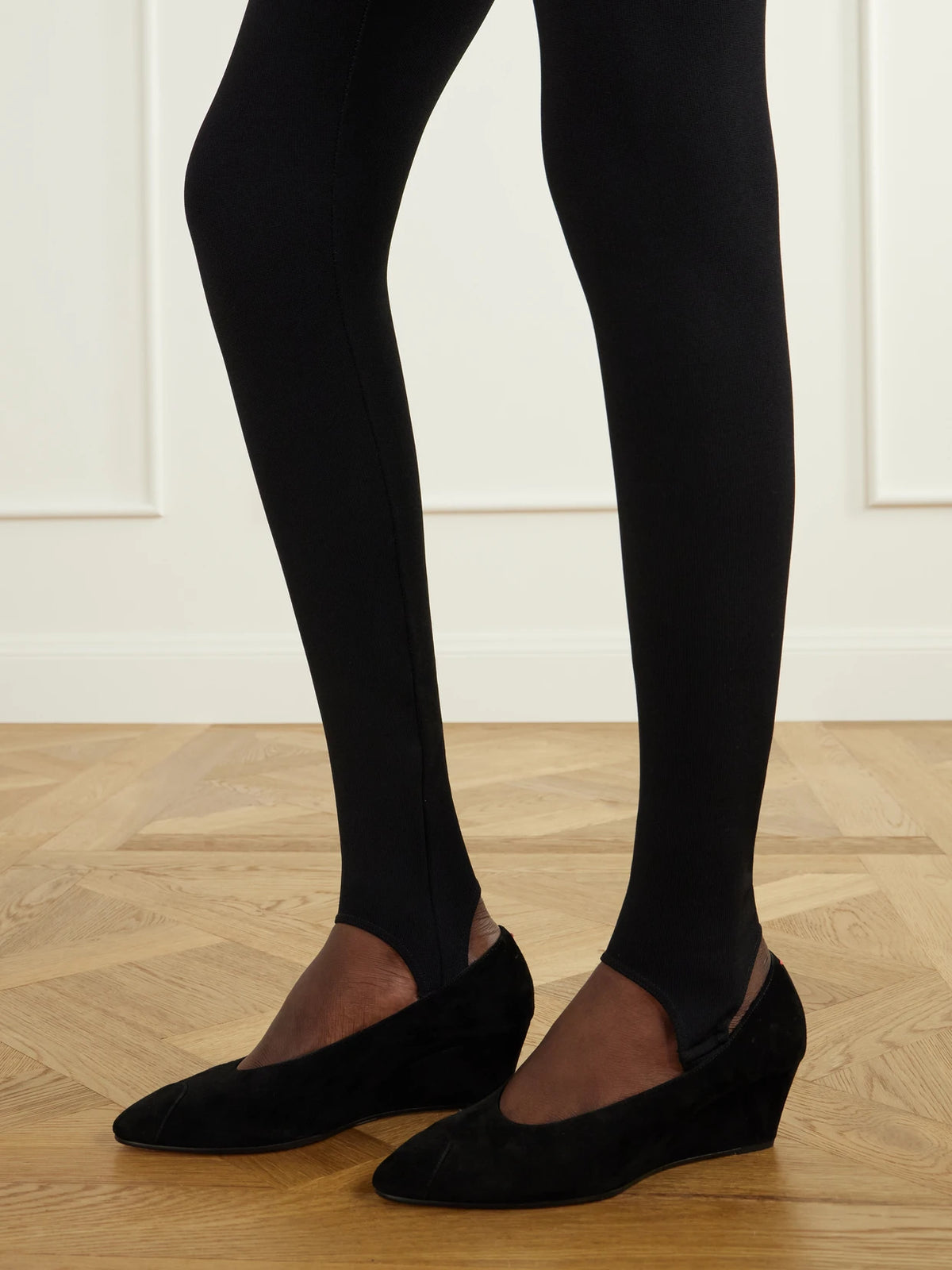Aeyde Calea 55 Wedge Suede Pumps
