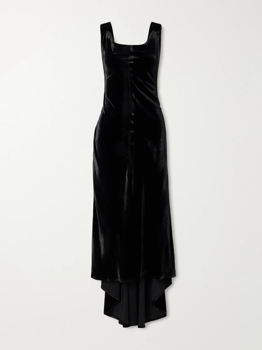 Le Kasha Gritti Velvet Maxi Dress