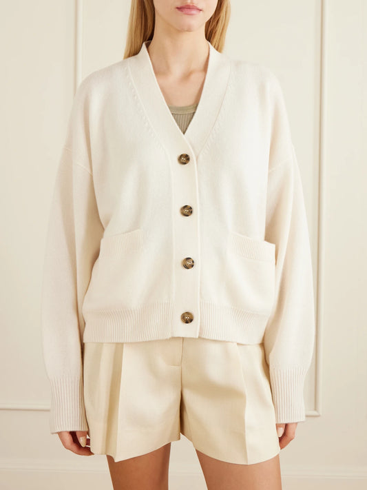 Troyes Organic Cashmere Cardigan