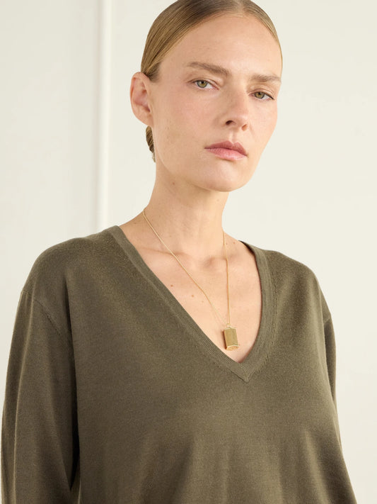 Image of Necklaces. Product name - Jumbo Weight + Spiga Chain 18-karat Gold Necklace in Multi colour by brand - Marie Lichtenberg