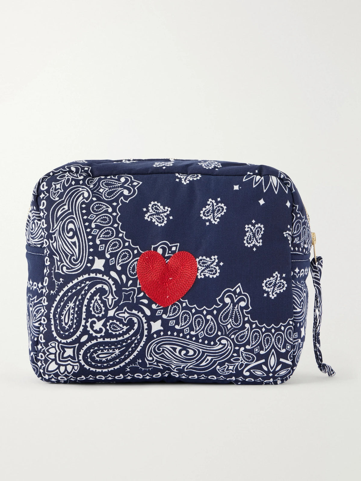 CALL IT BY YOUR NAME Coeur Paisley-print Cotton-twill Pouch