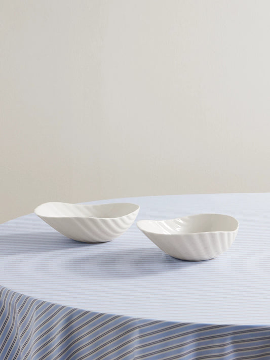 Small Set Of Two Porcelain Bowls