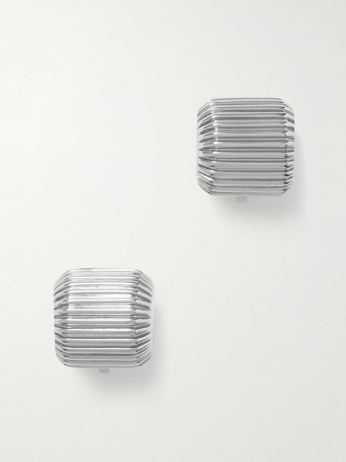 Elle Rhodium-plated Clip Earrings