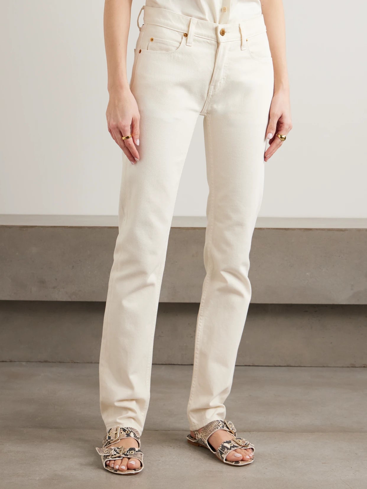 The Low Low-rise Slim-fit Jeans