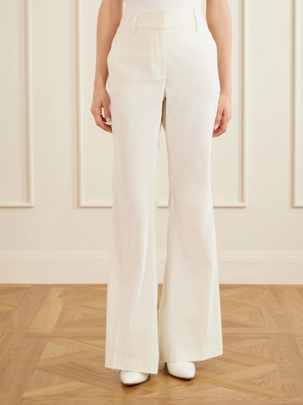 Ianthe Cotton-corduroy Flared Pants
