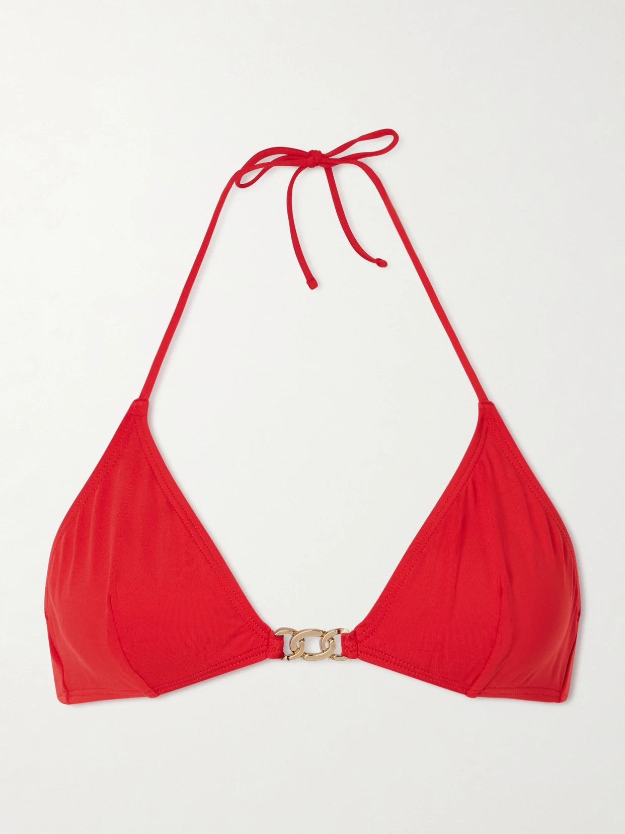 Embellished Triangle Bikini Top