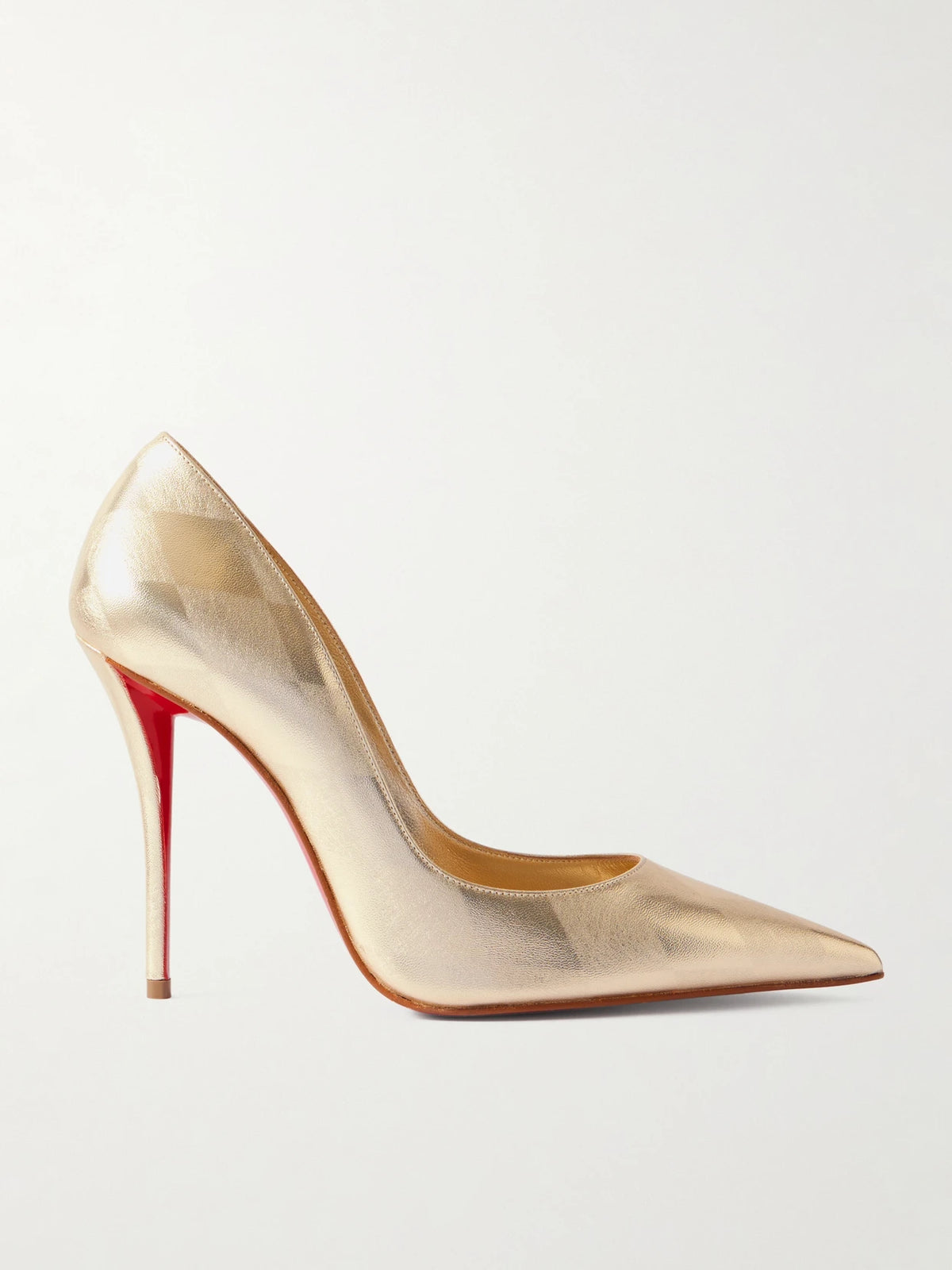 Miss Z 100 Argyl Metallic Leather Pumps