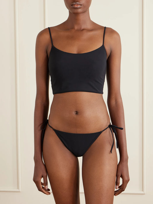Image of Swimwear. Product name - Novantaquattro Bikini in Black colour by brand - Lido